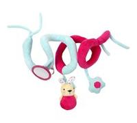 Spirale d'Activités pour Bébé Lapin 28cm Rose & Bleu