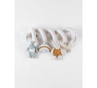 NOUKIE’S - Spirale d’Activité pour Bébé - Vert - Tiga, Stegi & Ops - Doux avec Animaux en Peluche - À accrocher sur Poussette, Siège-auto ou Lit - Développe les sens - Cadeau Naissance