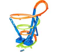 Spirale de crash Hot Wheels pleine d'action avec 1 véhicule Hot Wheels