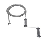Spirale de nettoyage de canalisations 12 mm x 6 m, kit professionnel, extra solide, spirale flexible avec poignée, pour la maison, les installateurs, utilisation sans outil, durable, réutilisable