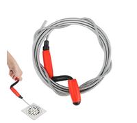 Spirale de nettoyage de canalisations de 5 m - Déboucheur de canalisations en spirale pour bouchons, débouchage de canalisations, spirale de drain et appareil de nettoyage de canalisations