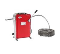 Spirale de nettoyage de canalisations électrique 240 W Machine de nettoyage de canalisations, déboucheur de tuyaux et machines de nettoyage pour lavabos, douches, drains de sol, conduites d'égout