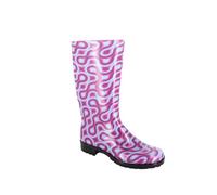Spirale Femme Daisy Cristal Botte de Pluie, Rose, 40 EU