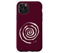 Spirale - Symbole Mystique Encre Vintage/Logo Coque pour iPhone 11 Pro