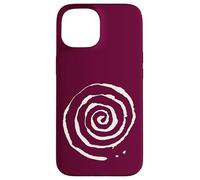 Spirale - Symbole Mystique Encre Vintage/Logo Coque pour iPhone 15