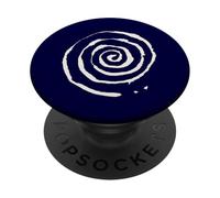 Spirale - Symbole Mystique Encre Vintage/Logo PopSockets PopGrip Adhésif