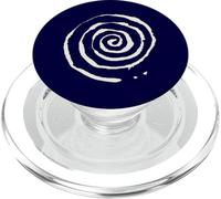Spirale - Symbole Mystique Encre Vintage/Logo PopSockets PopGrip pour MagSafe