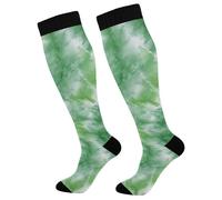 Spirale Tie Dye Chaussettes De Compression 50Cm Femmes Chaussettes Hommes Chaussette Pour Avion Grossesse Entraînement Infirmiers