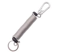 Spirales à sauter en spirale - Porte-clés extensible - Porte-clés rétractable - Anti-vol - Antilost - Vol de clé