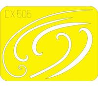 Spirales De Nez De Focke Wulf Fw 190a/F (Fait À Partir De Bande Jaune De Kabuki Japonais)-Eduard