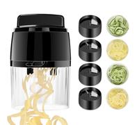 Spiraliseur de Légumes - 4 en 1 Spaghettis de Légumes - Coupe Légumes Spirale Multifonction Spaghetti courgette Machine Pour Tagliatelles de Courgettes/Carottes/Concombres