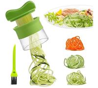 Spiraliseur de Légumes, Coupe Légumes, Spaghetti Légume,Spirale de Légumes Trancheuse pour Courgette Nouilles,Carotte Spaghettis,Concombre Tagliatelle, Assistant(e) de cuisine végétalien(ne)