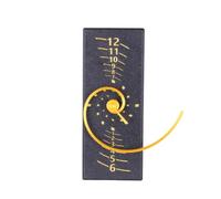 Spirals Fibonaccis Horloge murale rectangulaire combinant l'esthétique mathématique et les styles modernes pour décoration