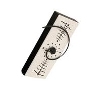 Spirals Fibonaccis Horloge murale rectangulaire combinant l'esthétique mathématique et les styles modernes pour des décorations uniques de maison