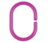 Spirella 10.09732 Rideau de Douche Anneaux Minor Clear-Pink Plastique