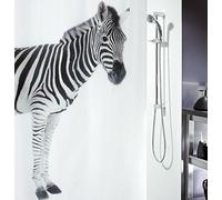 Spirella Rideau de Douche Polyester Zebra 180x200cm Zebra