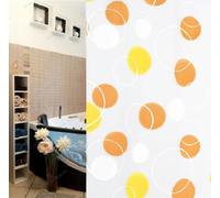 Spirella 10.13041 Rideau de Douche Bubble Orange Peva 180 x 200 cm