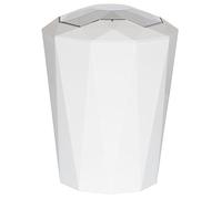 Spirella 10.18129 crystal poubelle 5 l blanc