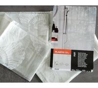 Spirella Rideau de douche PEVA RIFF 180x200cm Blanc