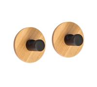 Spirella 2 Crochets muraux pour Serviette Elsie Bambou Noir Mat