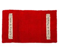 Spirella 40.07281 Canebière Tapis de Bain Coton Rouge 50 x 80 x 1 cm