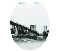 Spirella Abattant WC MDF NEW BROOK - Charnières Zinc