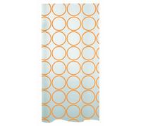 Spirella Ando Rideau de douche Plastique PEVA opaque- Orange 180 x 200 cm