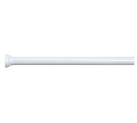 Spirella, Barre de Douche Droite Spirille 1009913 Malta en Aluminium Laqué Blanc, Ajustable de 125 à 220 cm, Dimensions 127x3x3 cm, Idéale pour Salle de Bain, Taille 125-220 cm, Couleur Blanc