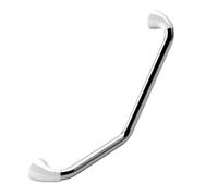 Spirella Barre de redressement ou d'appui coudée Prof Acier INOX 73,5cm Chromé