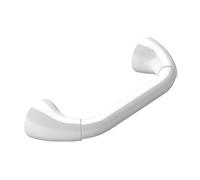 Spirella - Barre de redressement ou d'appui en acier inoxydable, idéale pour la salle de bain ou les toilettes, 30 cm, couleur blanche, design moderne et élégant