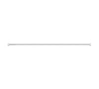 Spirella, Barre tringle pour rideau de douche ou baignoire extensible sans perçage en Alu, Modèle DECOR, Adapté à tous les Rideaux, Barre télescopique, 125-220cm Finition brillante