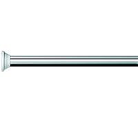 Spirella Barre pour rideau de douche DECOR – Télescopique Alu 75–125 cm, sans perçage, brillant