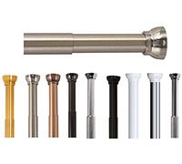 Barre de rideau de douche 75/125 cm, inox brossé, Spirella Kreta
