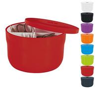 Spirella - Boîte de Rangement Multi-Box en Cocco Rouge, Idéale pour Organiser Salle de Bain, Cuisine ou Bureau, Pratique et Élégante, Taille Standard, Couleur Rouge