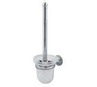 Spirella Brosse WC avec Support à Fixer Lagune Chromé Transparent