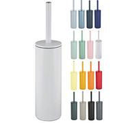 Spirella Brosse WC avec Support Acier Akira Blanc Mat