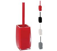Spirella - Brosse WC avec Support Anzio - Permet Un Nettoyage Efficace - Design Moderne et Finitions élégantes - Facile à Nettoyer - Solide et fiable - Rouge