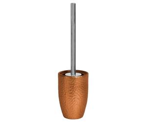Spirella Brosse WC avec Support Céramique Darwin Hammered Cuivré