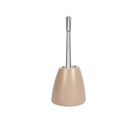 Spirella Brosse WC Porte-Balai Toilette Pot à Balai „Etna“ Ensemble WC à Poser Apparence Pierre Naturelle en Céramique 17x13x38cm Bahama Beige