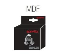 Spirella Charnières INOX pour abattant WC - Modèle en MDF