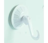 Spirella Collection Suction Hooks, Crochets de adhésion par Ventouse Ø 56 mm, PVC et Acier Inoxydable, Transparent