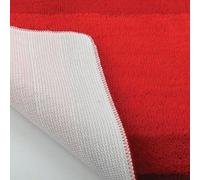Spirella Tapis de WC Balance – Microfibre Antidérapant 55x55 cm Rouge