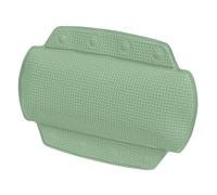 Spirella, Coussin de Bain Antibactérien et Antidérapant avec 8 Ventouses, Confort Optimal pour Douche et Baignoire, Idéal pour Sécurité et Détente, Vert, 23 x 32 cm