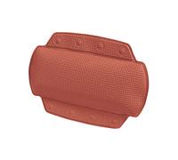 Spirella, Coussin de Bain Antibactérien et Antidérapant avec 8 Ventouses, Confort Optimal pour Douche et Baignoire, Idéal pour Sécurité et Détente, Rouge, 23 x 32 cm