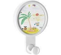 Spirella Crochet mural à personnaliser RON Blanc