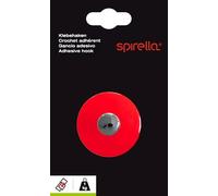 Spirella - Crochet Mural Serviette BOWL - ABS Chromé Durable - Design Élégant et Moderne - Fixation Murale Pratique pour Serviettes - Rouge et Argent