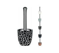 Spirella Darwin Pebble Stoneware Brosse pour WC Noir