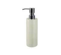 Spirella Distributeur de Savon Céramique Tube Ribbed Beige
