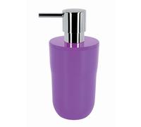 Spirella - Distributeur de Savon Cocco - Élégant et Pratique pour Votre Salle de Bain - Facile à Remplir et à Utiliser - Parfait pour Un Usage Quotidien - Violet