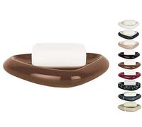 Spirella, Distributeur de Savon en Céramique Élégant et Brillant pour Salle de Bain, Design Moderne et Pratique, Idéal pour Décorer Votre Espace, Marron, Taille Standard, Accessoire de Salle de Bain